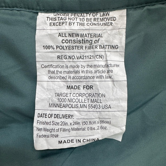 Opalhouse Green/Blue fringe pillow cover NWOT - Picture 3 of 5